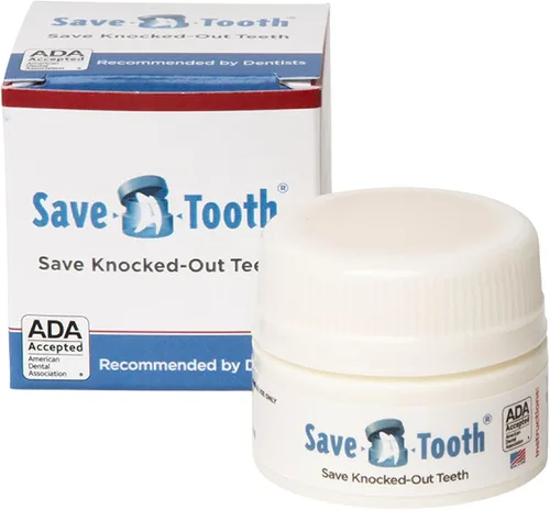 Save-A-Tooth Kit de preservación – Evita la pérdida permanente de dientes, ahorra dientes golpeados hasta 24 horas – Protector de dientes fabricado