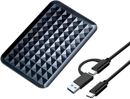Disco duro externo portátil ultra delgado de 250 GB USB 3.1 tipo C 2.5 '' almacenamiento HDD para PC, Mac, portátil, PS4, PS5, Xbox one