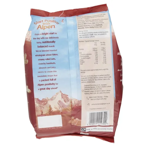 Vista 2 de Alpen - La receta suiza Cereal Original - 2.9 lbs