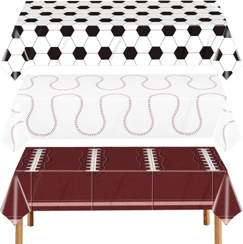 Vista 21 de 2 Pcs Welcome Back to School Tablecloth,54x108 Inch Disposable Plastic Waterproof Table Cover First Day of School Party Decoration(Black)