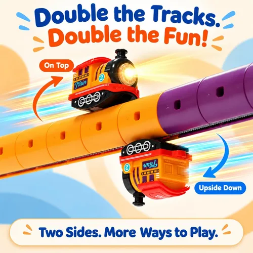 Vista 3 de Juego de tren eléctrico para niños de 3, 4, 5, 6, 7, 8 años