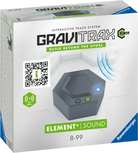 Ravensburger GraviTrax Power Element Sound - Juguetes de canicas, STEM y construcción para niños a partir de 3 años - Regalos para niños