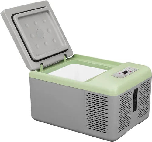 Alpicool C9PT Mini congelador portátil, refrigerador de coche de 12 voltios, refrigeración rápida de 10 cuartos, con 12/24V DC y 100-240V AC para