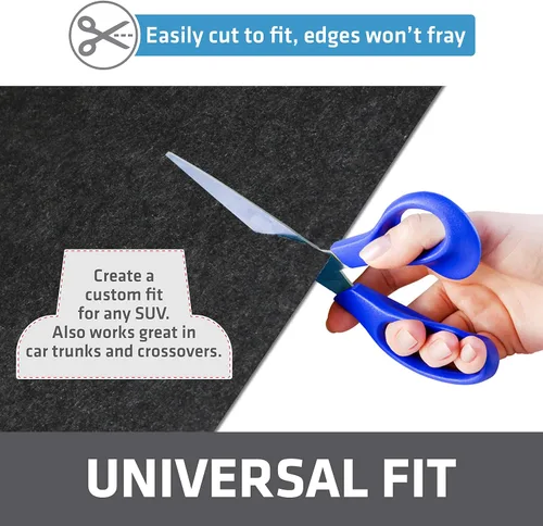 Vista 4 de Drymate Tapete de carga (58 x 72 pulgadas), funda de asiento/maletero, absorbente, impermeable, lavable a máquina, protege el interior del vehículo