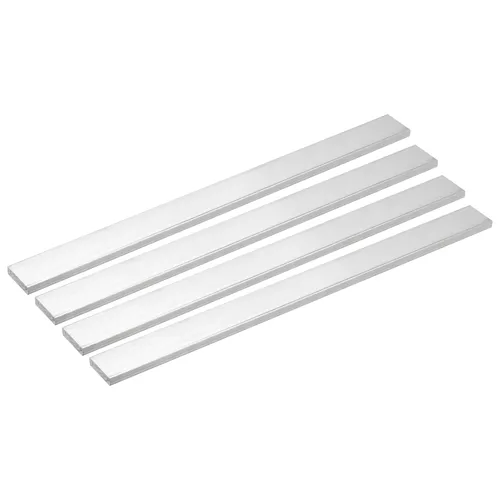 Vista 40 de uxcell Barra plana cuadrada de aluminio, 1-1/2" de espesor 1-1/2" de ancho 12" de longitud Barra cuadrada de aluminio 6061, placa plana de aluminio