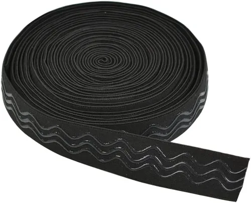Vista 10 de Banda elástica negra para coser tejer, carrete elástico de alta elasticidad para pelucas, cintura, proyectos de manualidades