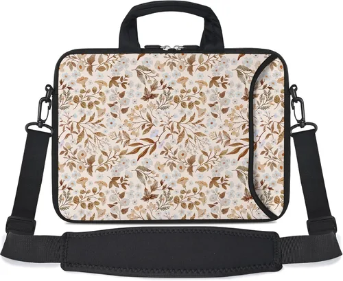 Vista 21 de RICHEN - Bolso bandolera de 10 pulgadas con asa, funda para laptops, notebooks, tablets infantiles de 7 a 10.2 pulgadas