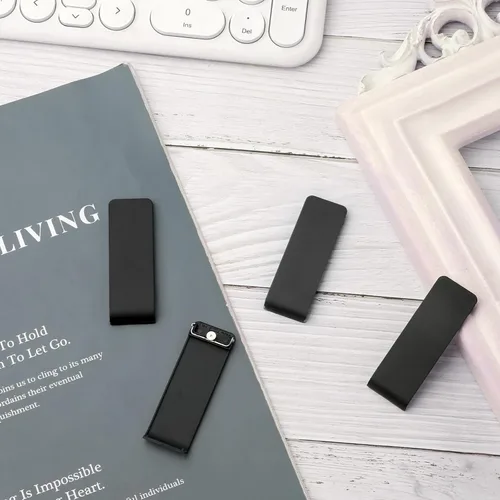 Vista 3 de 4pcs Back Stand for Nintendo Switch, Back Stand Kickstand Replacement Back Shell Holder Kickstand Replacement Compatible with Switch Console (Black)