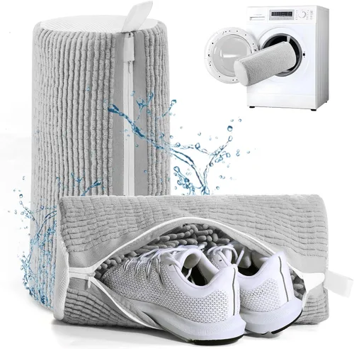 Vista 12 de Shoe Washing Machine Bag,Shoe Laundry Bags for Sneakers, Reusable Shoe Cleaning Bag for All Shoe Sizes