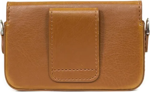 Vista 6 de MegaGear Canon PowerShot SX620 HS, ELPH 180, ELPH 360 HS, ELPH 190 is, ELPH 170 is, SX610 HS Funda de cuero para cámara con correa - Marrón claro