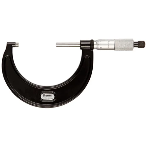 Vista 22 de Starrett Micrómetro exterior con husillo de una pieza, acabado de cromo satinado y diseño avanzado de manga - Tema de orgullo americano, rango de 0