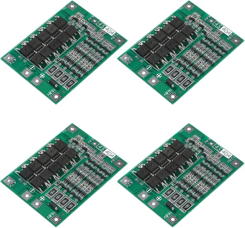 Vista 9 de 4 unids 3S 11.1V 12V 25A 18650 Li-ion batería de litio placa de protección PCB con circuito equilibrado sobre descarga de carga sobre protección