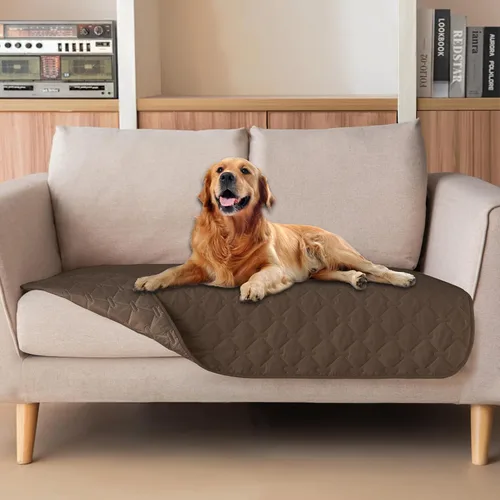 Vista 106 de gogobunny - Manta para perros y gatos 100% impermeable y de doble cara, funda suave para cama de mascotas, reversible, protege muebles, carbón