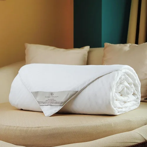 Vista 8 de CUDDLE DREAMS Edredón de Seda para Primavera/Verano/Otoño, Relleno 100% de Seda de Fibra Larga, Natural y Transpirable (Tamaño Queen)