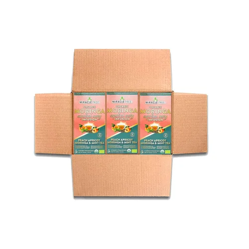 Vista 27 de Miracle Tree 's Moringa Energy Tea - Uva Oolong de vainilla Mezcla súper cafeína Alternativa de café saludable, perfecta para concentrarse