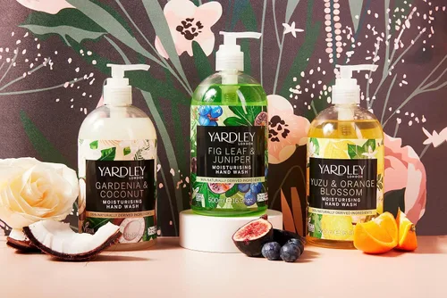Vista 4 de Yardley London Deluxe Yuzu & Orange Blossom Botanical Hand Wash 16.9 fl oz, naranja