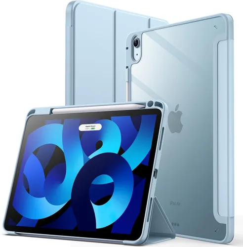 Vista 22 de JETech - Funda para iPad Air de 11 Pulgadas M3/M2 (2025/2024), iPad Air 5/4 (2022/2020 5ª/4ª) con Soporte para Lápiz, Funda de Tableta delgada