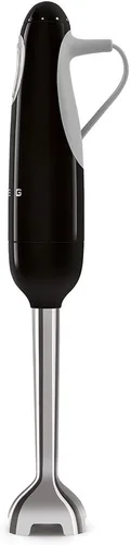Vista 4 de Smeg Batidora de Mano de Inmersión con Vaso Medidor, Tazón para Picar con Tapa, Batidor de Alambre, 5 Controles de Velocidad, Fabricada con Negro