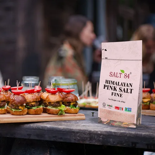 Vista 6 de SALT 84 Himalayan Chef - Sal rosa, grano fino, 1 libra (paquete de 1)