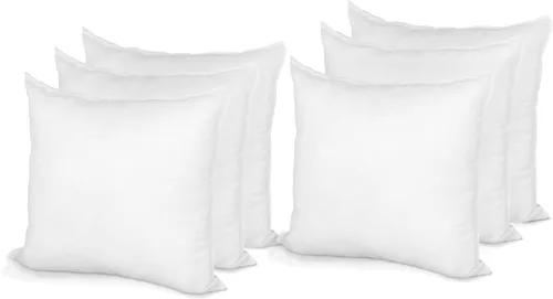 Vista 7 de Hometex Inserto de Almohada Decorativa 10" x 10" Relleno de Poliéster Funda Estándar