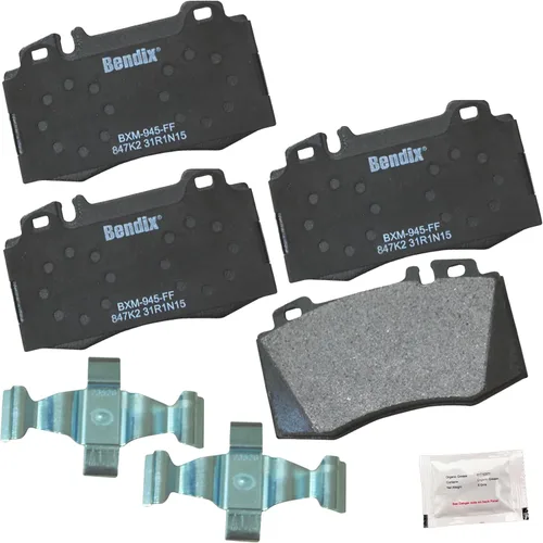 Vista 42 de Pastillas de Freno Delanteras Cerámicas Bendix Priority1 CFC430A para Modelos Selectos INFINITI G35, I30, Nissan 350Z, Altima, Juke, Maxima, Sentra