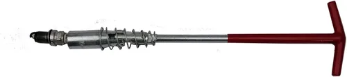 Vista 2 de Llave de bujía de 5/8 pulgadas (16 mm), mango largo extendido, llave universal de enchufe de bujía con mango en T, removedor e instalador de enchufe