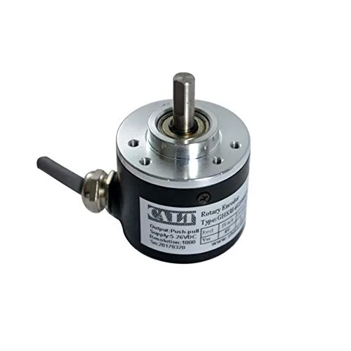 CALT Codificador de eje de 0.236 in 2000 PPR Pushpull HTL Conductor de línea Salida universal Señal de 6 vías 5-26Vdc Suministro