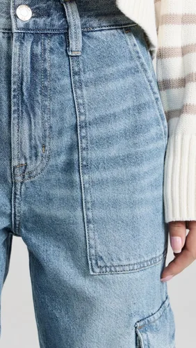 Vista 6 de Pistola Denim Jeans Josephine Cargo para mujer