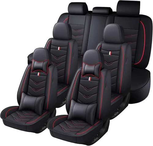 Vista 10 de Funda de asiento de auto para Dodge Durango 2002-2026, funda de cojín duradera, resistente al desgaste, impermeable, transpirable, sin olor, fundas
