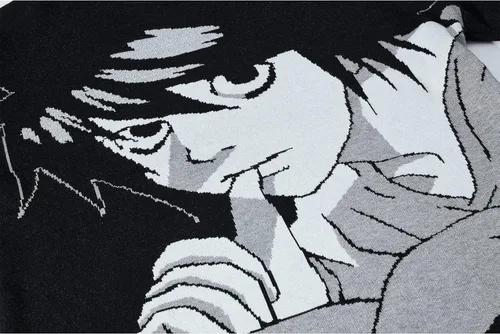 Vista 3 de FELLVISHK Sudadera de manga larga con estampado de anime para niña unisex 3D