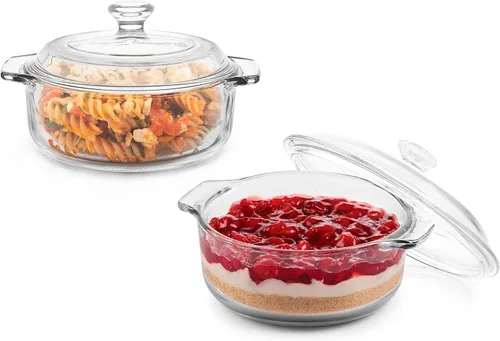 Vista 10 de Libbey 55952 - 3.2 cuartos de galones Cacerola con tapa, Transparente