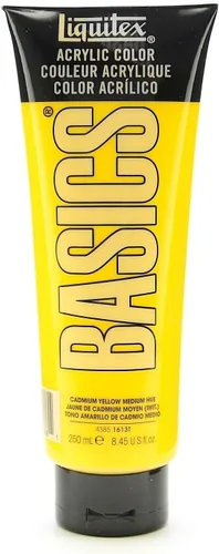 Vista 115 de Liquitex BASICS Pintura Acrílica, Tubo de 250ml (8.5 oz), Azul Ftalocianina