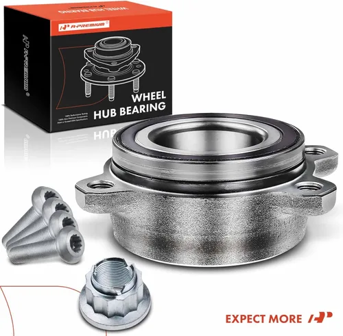 Vista 9 de A-Premium Rodamiento de rueda compatible con Porsche Cayenne 2011-2018, 911 2014-2019, Cayman 2016, Volkswagen Touareg 2011-2017