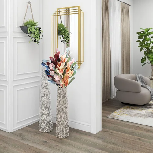 Vista 3 de 4 tallos de hojas de eucalipto artificiales, ramas de eucalipto sintético de 37 pulgadas, ramas de eucalipto de seda sintética para fiestas, bodas