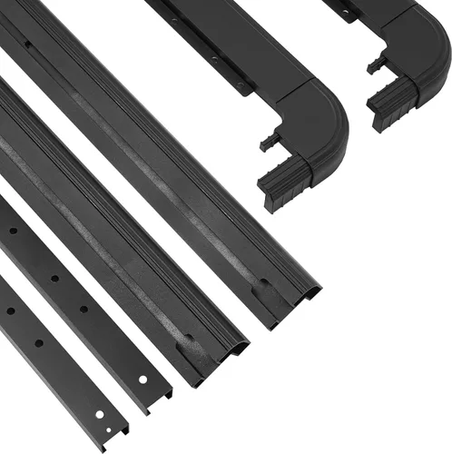 Vista 5 de Plataforma de portaequipajes para automóvil de 63 x 47.2 pulgadas, soporte de equipaje superior para automóvil, techo de aluminio, plataforma