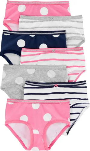 Vista 7 de Carter's Ropa interior para niñas, paquete de 7 piezas Bailarina