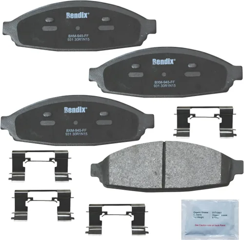 Vista 117 de Pastillas de Freno Delanteras Cerámicas Bendix Priority1 CFC430A para Modelos Selectos INFINITI G35, I30, Nissan 350Z, Altima, Juke, Maxima, Sentra