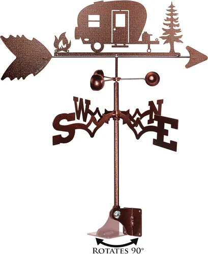 Vista 2 de SWEN Products Veletas Happy Camper Camp (montaje ajustable incluido)