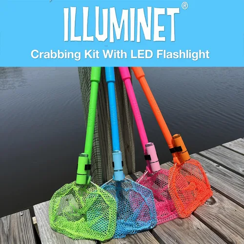Vista 9 de Beach Toys for Kids - Ghost Crabbing Kit - Crab Net - Beach Toy Nets - Bug Catcher Kits - Critters - Youngster Fishing Fishnet - Butterfly Catching