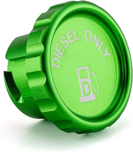 Vista 8 de WeiSen Tapa de combustible diésel de aluminio compatible con Dodge Ram 1500 2500 3500 verde magnético 2019-2024