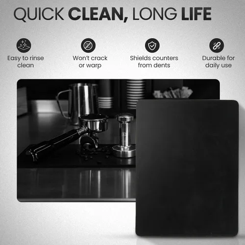 Vista 3 de Rattleware Alfombrilla de agarre de alta calidad, superficie de embalaje de espresso antideslizante, resistente al calor, goma duradera, protege