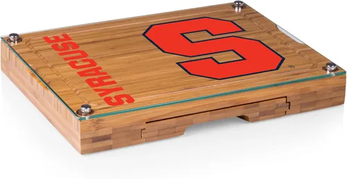 Vista 24 de PICNIC TIME NCAA Juego de tabla de queso y cuchillos con parte superior de vidrio de concierto, juego de tabla de charcutería, tabla de cortar