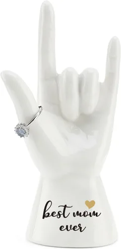 JOYIMARR Regalos para el día de la madre para mamá, soporte de joyería de mano, regalos para la mejor mamá del mundo, regalos de cumpleaños para