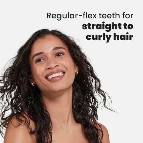 Vista 5 de Tangle Teezer Mini El mejor cepillo desenredante Suave con el cabello húmedo Dientes de dos niveles y mango cómodo Ideal para niños y viajes