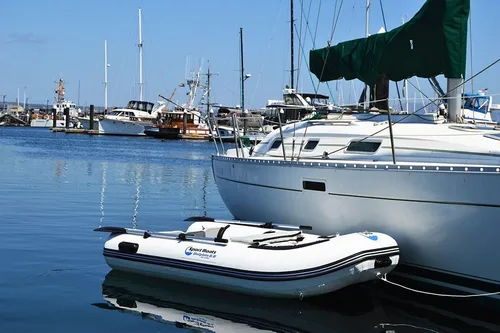 Vista 4 de Manta Ray 8.8' - Modelo SB-270 - Bote de aluminio soldado con calor premium con bolsa de asiento