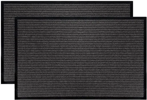 Vista 59 de LuxUrux Tapete de goma duradero para puerta, resistente, interior/exterior, fácil de limpiar, impermeable, patio, garaje, tapete comercial