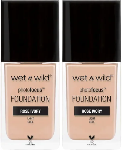 Vista 21 de Wet n Wild Photo Focus Base Líquida Mate Foundation Porcelain, Vegana y Libre de Crueldad (Paquete de 4)