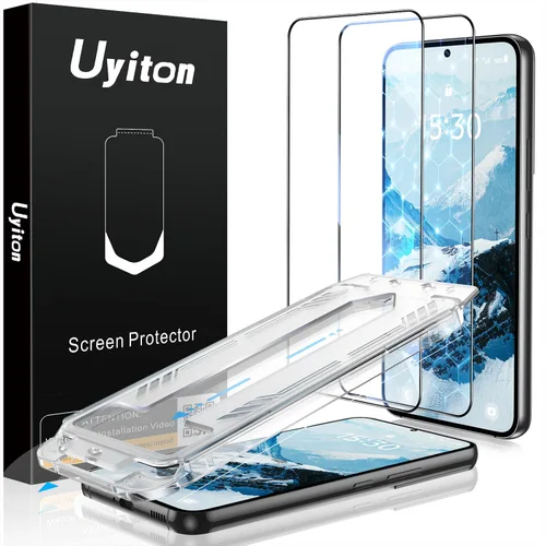Vista 26 de Uyiton UnBreak-Glass Screen Protector, [Ultrasonic Fingerprint Support][Auto-Alignment Frame] Scratch-Resistant Bubble-Free Screen Protector(6.8