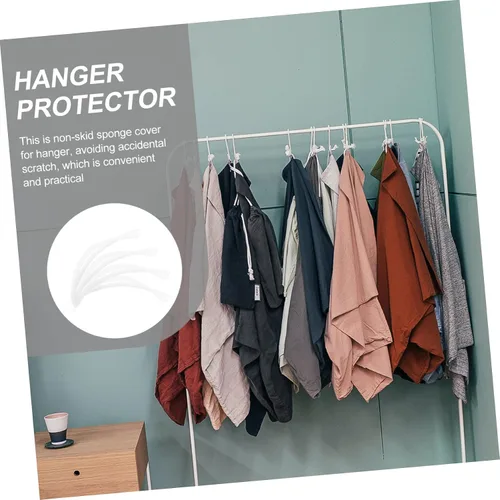 Vista 4 de 20 fundas protectoras antideslizantes para colgar esponjas para ropa, funda de esponja antideslizante para uso doméstico y en tiendas, cubiertas