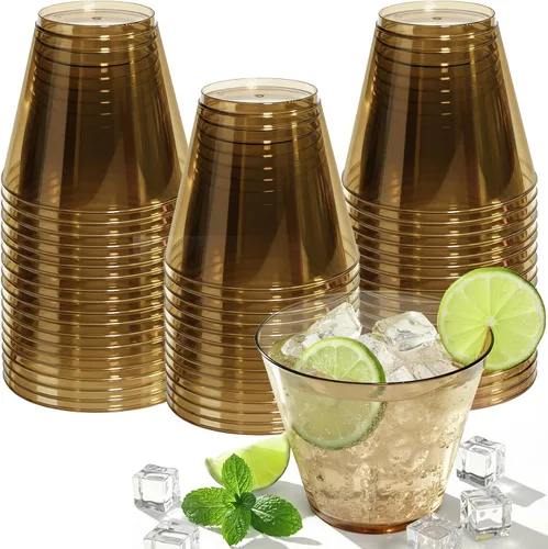 Vista 13 de Glowserve Vasos de plástico desechables azules de 9 onzas, 50
